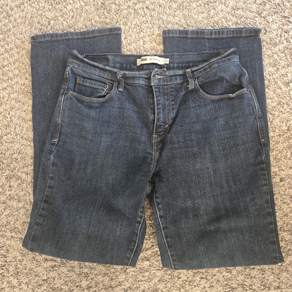 Dark Blue Levi 515 Bootcut
